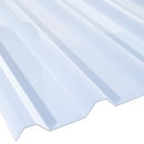 Industrielichtplatten Komplettset Lichtplatte 250/50 PVC 1,5 mm WHR klarbl&auml;ulich