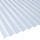 Terrassendach Komplettset Sinusplatte 76/18 Wabenstruktur Acrylglas 3,0 mm Klima-Blue