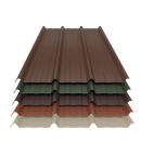 Trapezblech 45/333 Stahl Dachprofil 25my Polyester Farbbeschichtung 0,75 mm Stärke Anthrazitgrau (RAL 7016) ohne