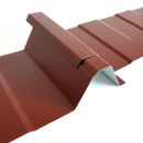 Trapezblech 45/333 Stahl Dachprofil 35my Mattpolyester Farbbeschichtung 0,50 mm Stärke Schwarz ( RAL 9005 ) ohne Antitropfbeschichtung