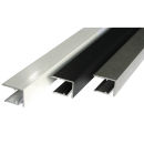 Abschlussprofil Aluminium f&uuml;r oberen Abschluss von Stegplatten