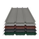 Aluminium Trapezblech 45/333 Dachprofil - 25my Polyester Farbbeschichtung - 0,7 mm St&auml;rke