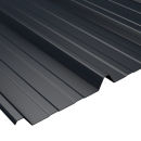 Aluminium Trapezblech 45/333 Dachprofil - 25my Polyester Farbbeschichtung - 0,7 mm Stärke anthrazitgrau (RAL 7016) mit Antitropfbeschichtung Typ 1000 g/m²