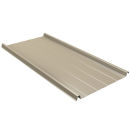 Aluminium Trapezblech Stehfalz 33/500 Dach 0,7 mm Stärke 25my Polyester rotbraun ( RAL 8012 ) ohne Prägung ohne
