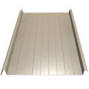 Aluminium Trapezblech Stehfalz 33/500 Dach 0,7 mm Stärke 25my Polyester graualuminium ( RAL 9007 ) ohne Prägung ohne