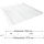 Lichtplatte Polycarbonat 45/1000 Dach Stärke 1 mm Breite 1,07 m glasklar 8,00 m