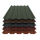 SONDERPOSTEN Trapezblech 35/207 Dach 0,40 mm Blechstärke Rotbraun (ca. RAL 8012) 25my Polyester/RSL mit Antitropfbeschichtung Typ 700 g/m²