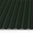SONDERPOSTEN Wellblech 76/18 Dachprofil 0,45 mm Blechstärke Chromoxidgrün (ca. RAL 6020) 25my Polyester/RSL mit Antitropfbeschichtung Typ 700 g/m²
