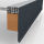 Attika Profil Seitenabschluss für Mendiger Profil 197 mm 25 µm Polyester 0,50 mm Anthrazitgrau RAL 7016
