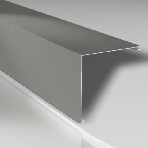 Aluminium Außenecke Winkelblech 115 x 115 mm 90° Graualuminium RAL 9007