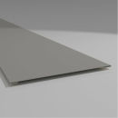 Aluminium Giebelblende 200 mm breit  Graualuminium RAL 9007