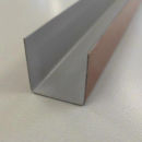 Sonderkantteil Aluminium U-Profil Moosgrün RAL 6005
