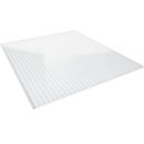 Stegplatte Polycarbonat 16 mm 980 mm breit glasklar beidseitiger UV Schutz