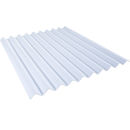Lichtplatte 95/35 PVC für Bitumenwellplatten Stärke 1,2 mm Breite 0,95 m glasklar-bläulich 2,00 m