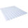 Lichtplatte 95/35 PVC für Bitumenwellplatten Stärke 1,2 mm Breite 0,95 m glasklar-bläulich 2,00 m