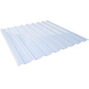 Lichtplatte PVC 20/138LR für Dachprofil Stärke 1,4 mm Breite 1,14 m glasklar-bläulich