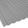 Lichtplatte 76/18 Polycarbonat silber-metallic Sinusprofil St&auml;rke 1,1 mm Breite 1,116 m 5,00 m
