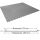 Lichtplatte 76/18 silber-metallic Polycarbonat Spundwand Stärke 1,1 mm Breite 1,265 m 2,00 m