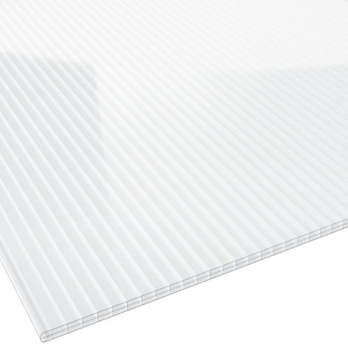 Stegplatte Polycarbonat 16 mm 980 mm breit glasklar 2,50 m