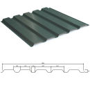 Trapezblech 35/207 Stahl Wandprofil  25my Polyester Farbbeschichtung  0,63 mm Stärke rotbraun ( RAL 8012 )