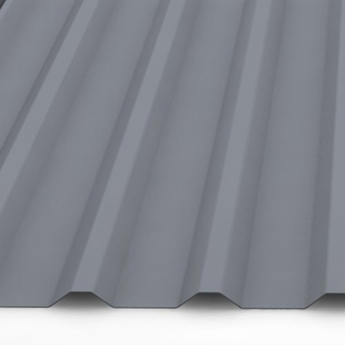 Trapezblech 20/138 Stahl Dachprofil 25my Polyester Farbbeschichtung 0,63 mm Stärke Weißaluminium (RAL 9006 ) mit Antitropfbeschichtung Typ 1000 g/m²