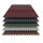Wellblech 76/18 Stahl Dachprofil  25my Polyester Farbbeschichtung  0,50 mm Stärke weinrot ( RAL 3005 ) ohne