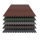 Wellblech 76/18 Stahl Dachprofil  25my Polyester Farbbeschichtung  0,63 mm Stärke grauweiß ( RAL 9002 ) ohne