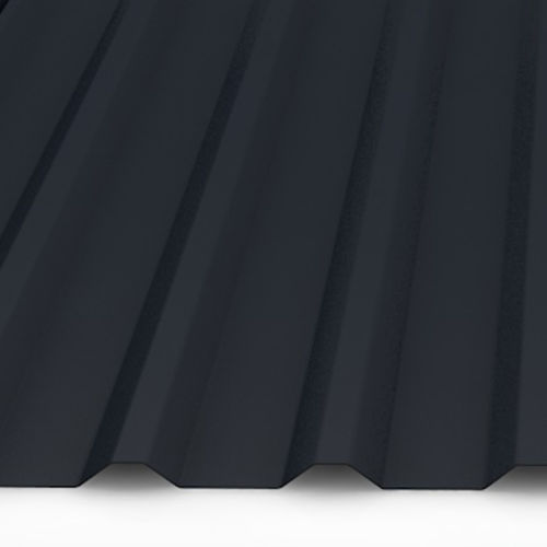 Aluminium Trapezblech 20/138 Dachplatten - 25my Polyester Farbbeschichtung -  0,7 mm Stärke anthrazit (RAL 7016) mit Antitropfbeschichtung Typ 1000 g/m²