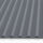 Aluminium Wellblech 76/18 Dachprofil 0,7 mm Stärke 25my Polyester Farbbeschichtung 0,7 mm - weissaluminium ( RAL 9006 ) mit Antitropfbeschichtung Typ 1000 g/m²