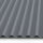 Aluminium Wellblech 76/18 Wandprofil - 25my Polyester Farbbeschichtung - 0,7 mm Stärke weissaluminium ( RAL 9006 )